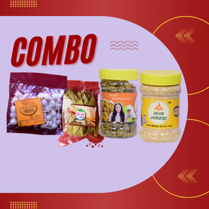 4 in 1 (Combo Pack: Mung Badi, Roasted Daliya, Phool Batti & Tej Patta)